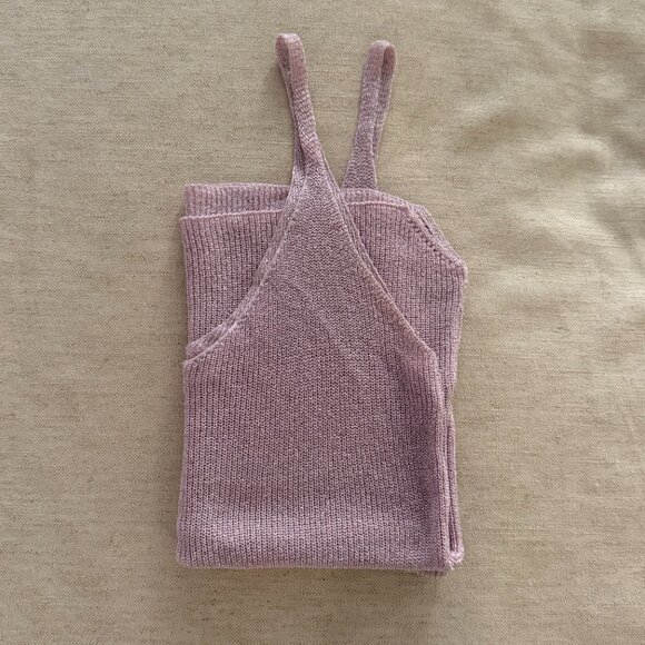 Sparkly Pink Tank Top | TWIK - Made in Italy - Picture 2 of 11
